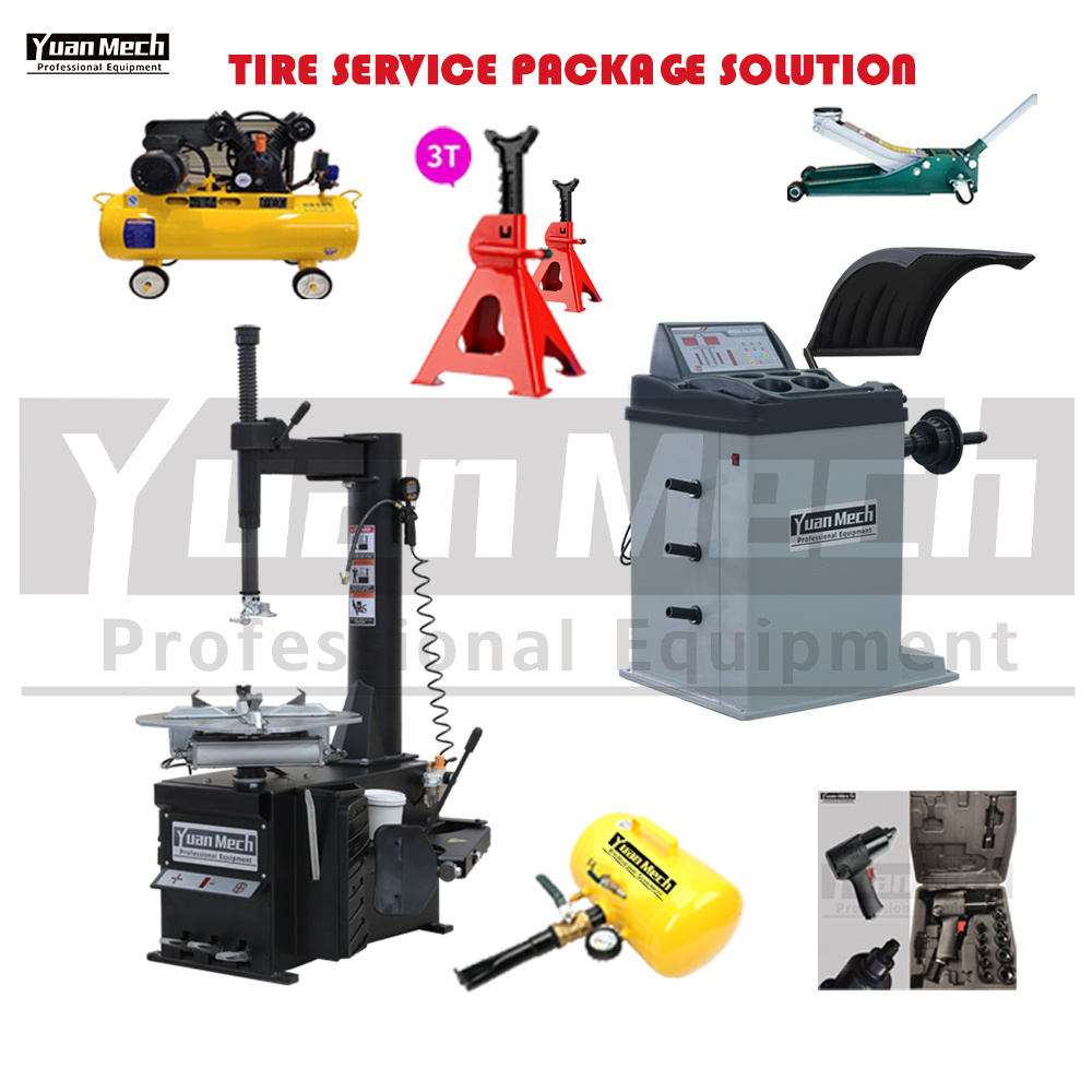 Factory Cheap Car Maintenance Equipment Tyre Fitting Changing Tire Balance Machine Service Workshop Equipment