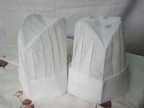 Hot Sale High Quality Chef Hat Non Woven Chef Cap Disposable Chef Cap