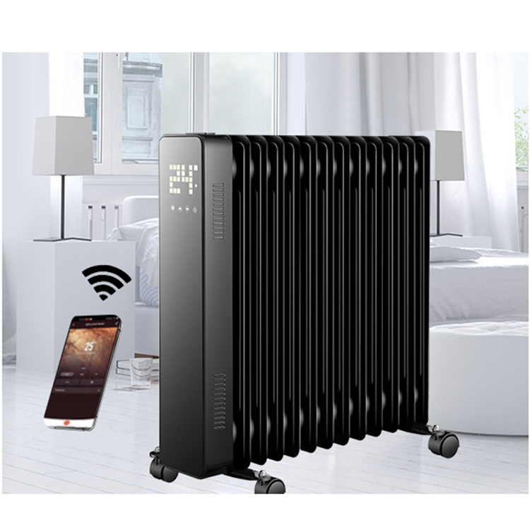 1000W~2500W Hot sale WIFI electric room heater home oil heater oil filled radiator