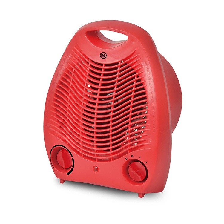 2 Heating Electric Room Portable Fan Heater with Thermostat Fan Heater  with tip-over switch