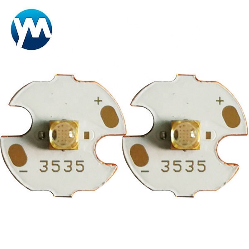 UV LED 365nm chip with copper plate 16mm for curing and printing industry