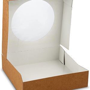 plain printed 15x15 40x40 12 inch rectangle Kraft cardboard pizza box package for sale with window