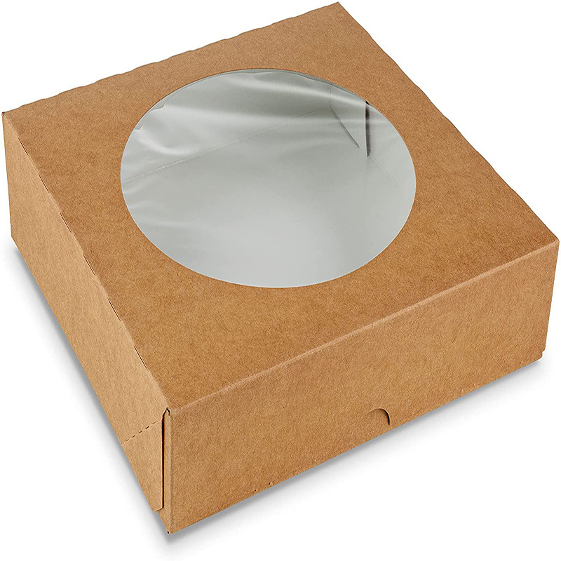 plain printed 15x15 40x40 12 inch rectangle Kraft cardboard pizza box package for sale with window