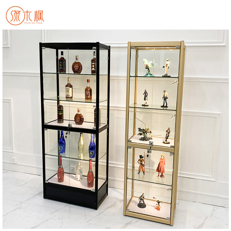 Wholesale Hot-selling Smoke Shop Display Cases LED Lights Glass Store Counter Display