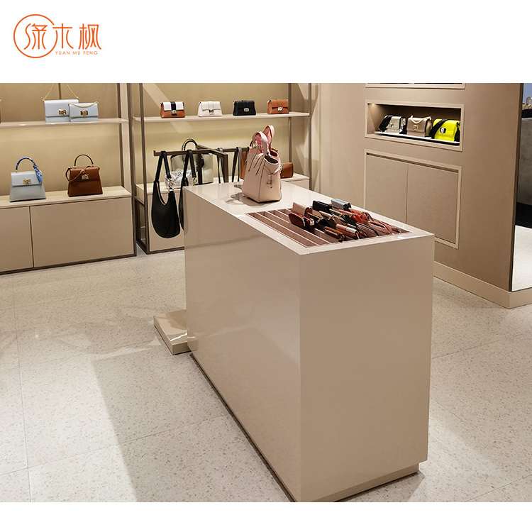 Custom-Designed Ladies Handbag Display Showcase Sophistication Stylish Bag Display Cabinet Factory Direct Sale