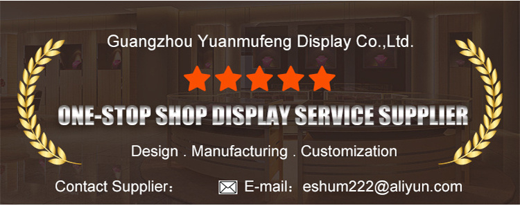 High-Quality Customized Jewelry Glass Vitrine Display Case Exclusive One-of-a-Kind Jewelri Showcases