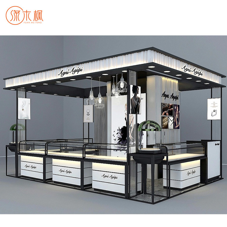 High-Quality Customized Jewelry Glass Vitrine Display Case Exclusive One-of-a-Kind Jewelri Showcases