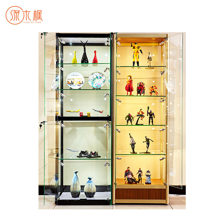 Wholesale Hot-selling Smoke Shop Display Cases LED Lights Glass Store Counter Display