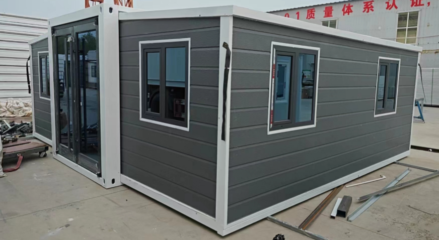 Easy Folding 40 Ft 20 Ft Prefab Container Expandable House Insulated Mobile Villa Prefabricated Home 2 Bedroom With Kitchen