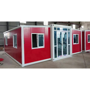 Easy Folding 40 Ft 20 Ft Prefab Container Expandable House Insulated Mobile Villa Prefabricated Home 2 Bedroom With Kitchen