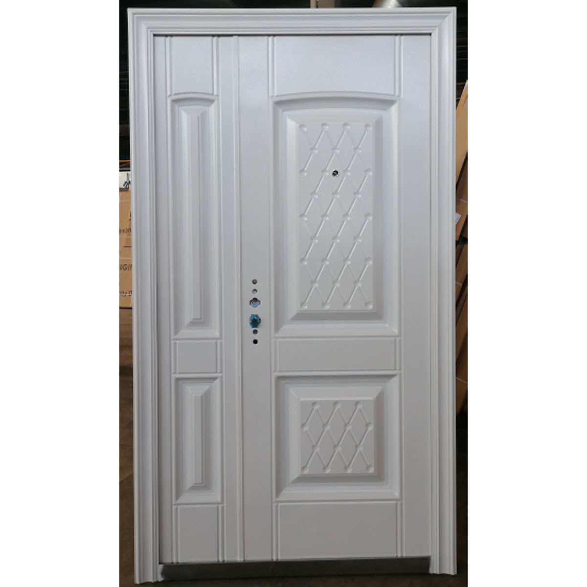 Lyroe New Arrive Wholesale High Quality Steel Door Premium Durable Design One and half Door