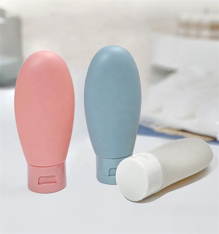 60ml Flocking Plastic Soft Tube Body Lotion Squeeze Bottle Custom Travel Hand BB Cream Cosmetic Tubes