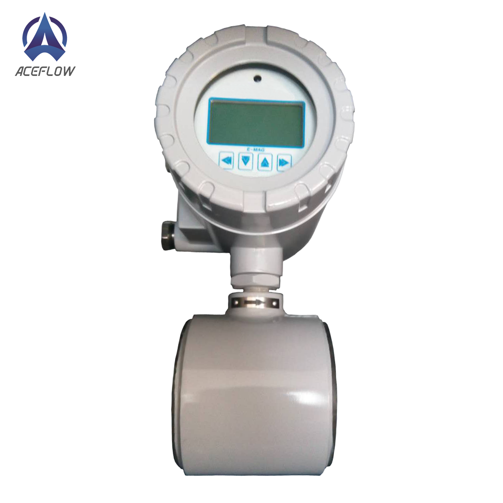 DN40 customized OEM Wafer type Electromagnetic Flow Meter for water, acid alkali salt conductive solution,sewage