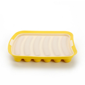 OEM Logo Prinited Silicone Sausage Mold Silicone Sausage Mould Steamer Sausage Steam Cookware