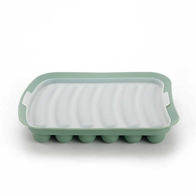 OEM Logo Prinited Silicone Sausage Mold Silicone Sausage Mould Steamer Sausage Steam Cookware