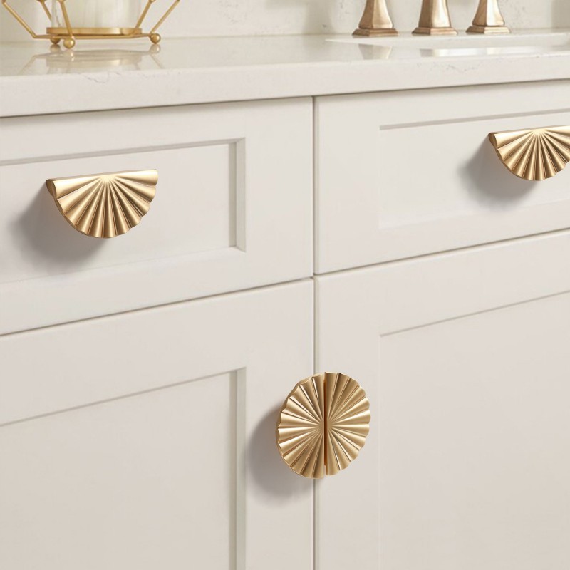 Half Round Cabinet Handles Furniture Hardwares Wardrobe Knobs Zamak Cabinet Pulls Decoration Furniture Handle