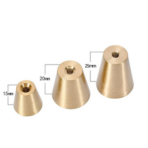 Pure Brass Knob Furniture Drawer handle Brushed Brass Locker Pulls