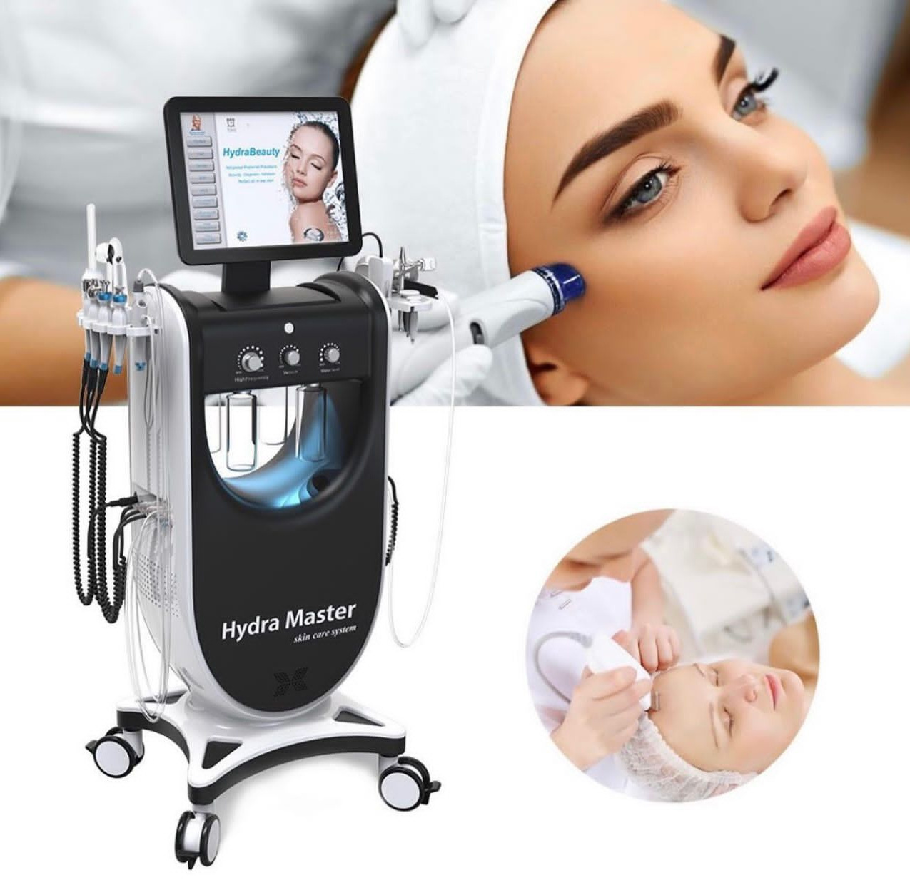 Professional Salon Use Hydra Aqua Cleanser Face Washing Cleaning Scrubber Cleaner Hydro Face Facial Cleansing Machine