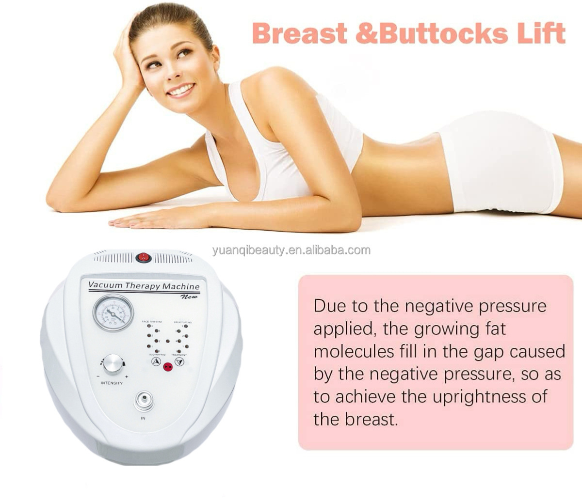 2023 Hot selling trend vacuum therapy buttocks lifting machine breast enhancer buttocks lifting vacuum therapy cupping machine