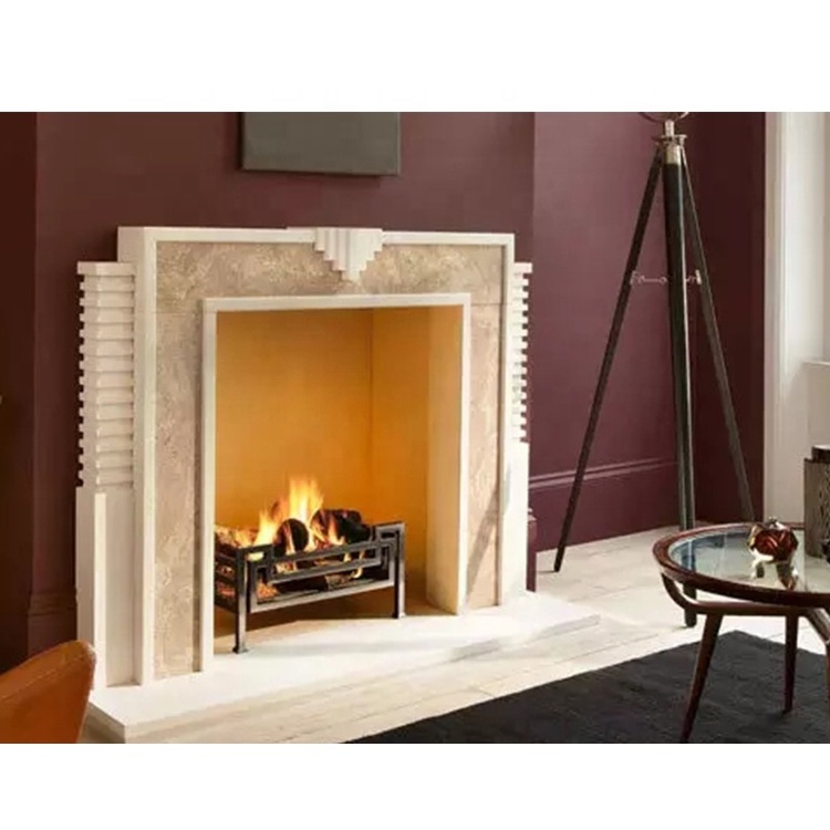 Indoor Natural no special smell modern fireplace mantel marble marble fireplace surround