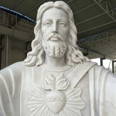 Customization stone dove sculpture Christian Decoration Life Size Marble Carving Jesus Statues Stone sculpture