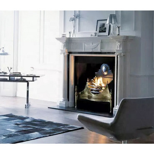 Indoor Natural no special smell modern fireplace mantel marble marble fireplace surround