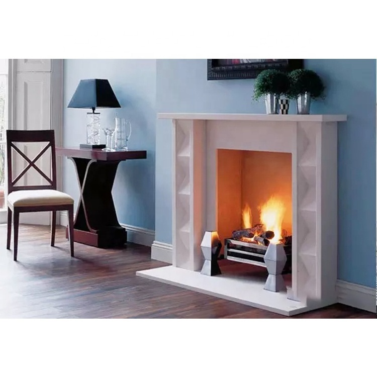 Indoor Natural no special smell modern fireplace mantel marble marble fireplace surround