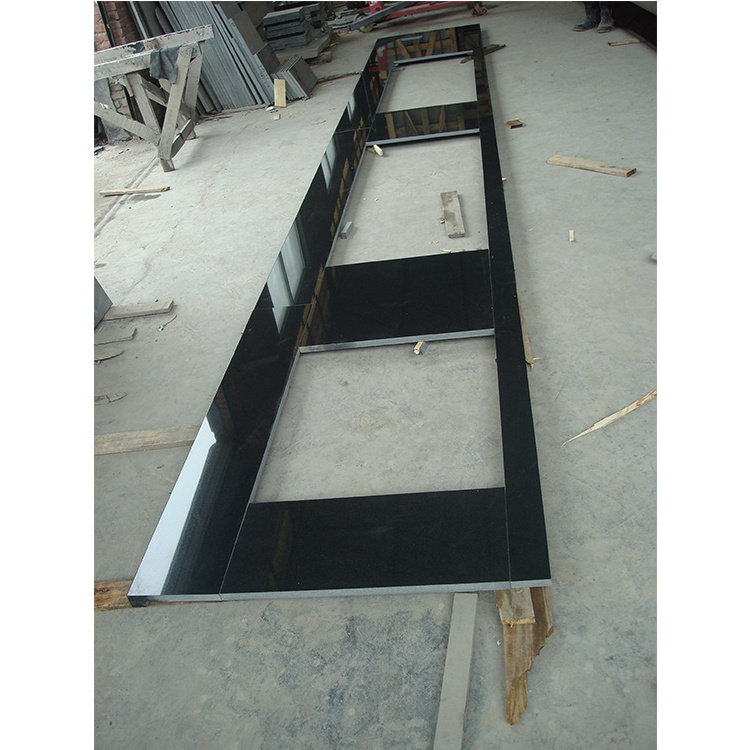 Quartz slab kitchen countertop black granite counter top table top vanity countertop for kitchen bathroom