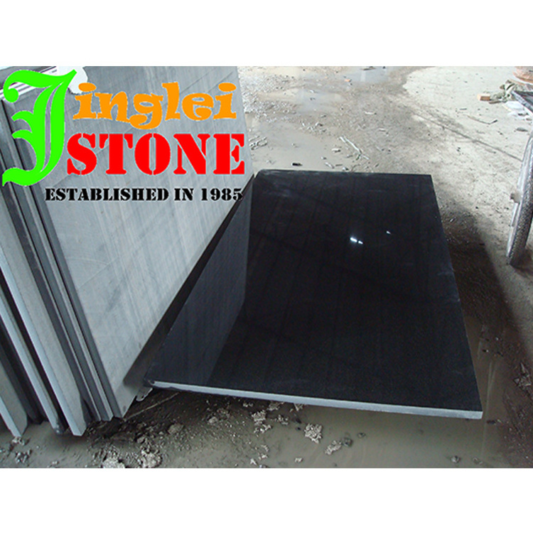 Black granite Quality it is hard in texture kitchen countertops table top vanity top