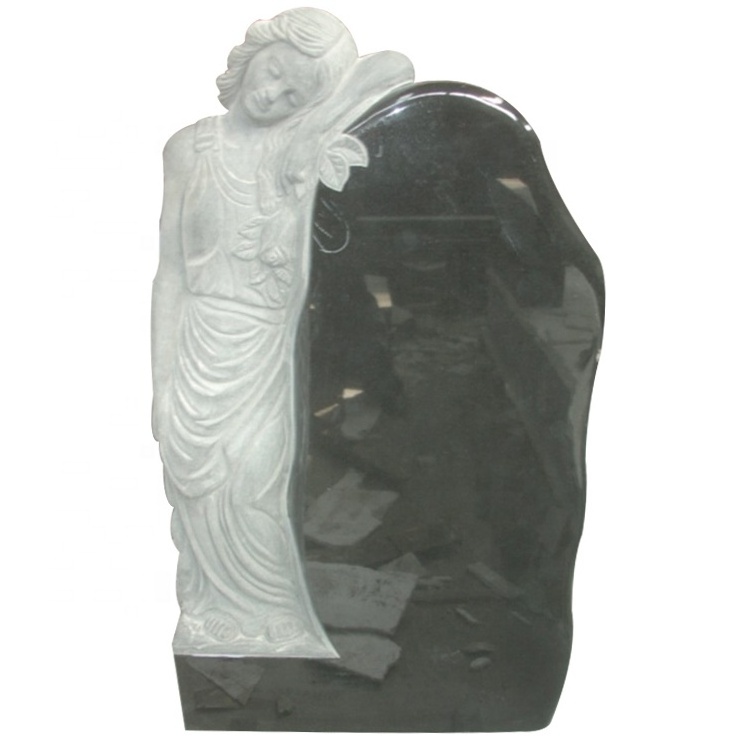 Black gravestone Quality it is hard in texture price monuments wholesale granite memorial headstone