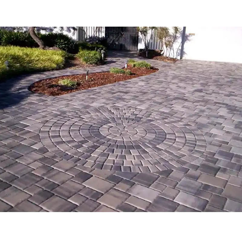 Grey Flamed Natural Stone Interlock Landscape Driveway Granite Paving stone