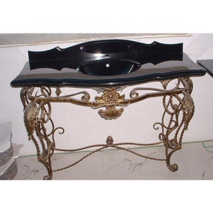 2020 Factory Price black polished granite countertops vanity top table top granite countertop