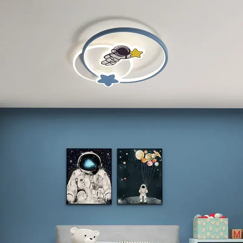 Children's Room Bedroom Ceiling Lamp  Master Study Lighting Modern LED Lamp Boys And Girls Creative Room Ceiling Light Fixtures