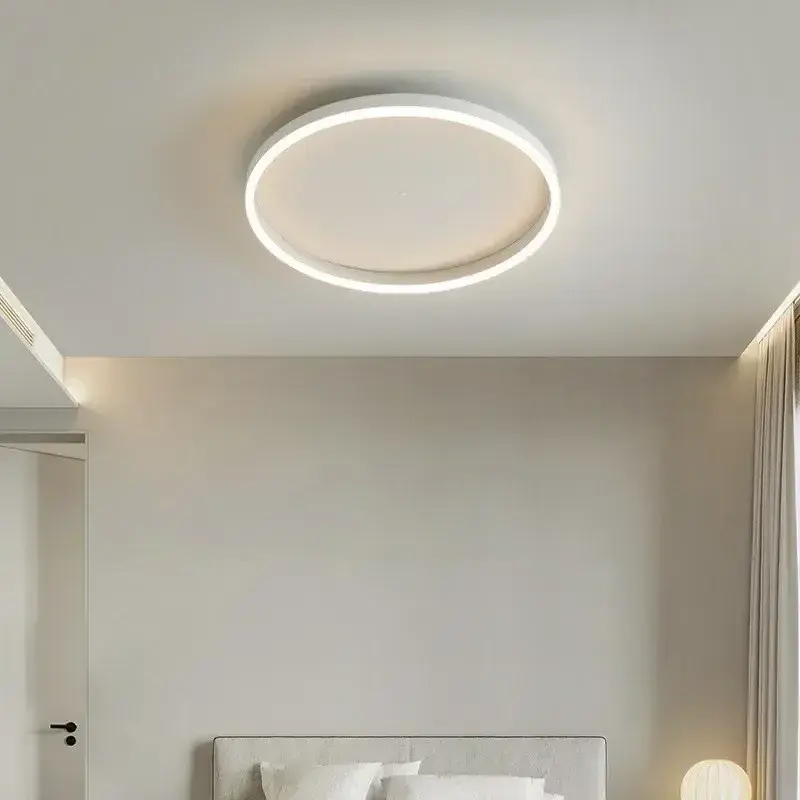 Modern Circular Led Ceiling Lamp Dimmable for Living Room Balcony Nursery Bedroom Ceiling Light Home Decor Indoor Luster Fixture