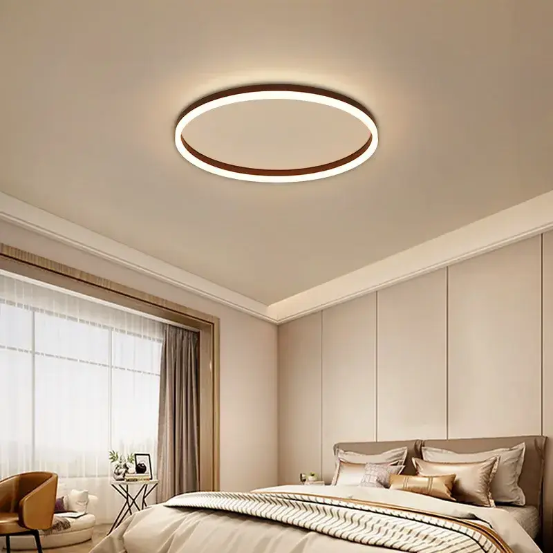 Modern Circular Led Ceiling Lamp Dimmable for Living Room Balcony Nursery Bedroom Ceiling Light Home Decor Indoor Luster Fixture