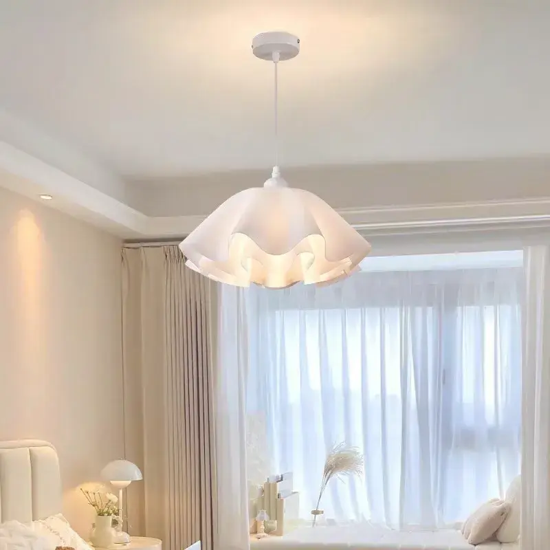 Flower Chandelier Simple Modern Creative Designer Model Ins Cream Style Smart Dining Room Bedroom Aisle Ceiling Lamp