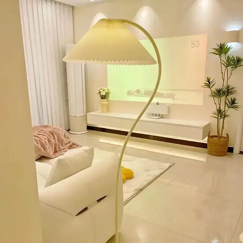 Petal Floor Living Room Sofa Side Corner Cream Wind Decoration Ambience Light Bedroom Bedside Lamp