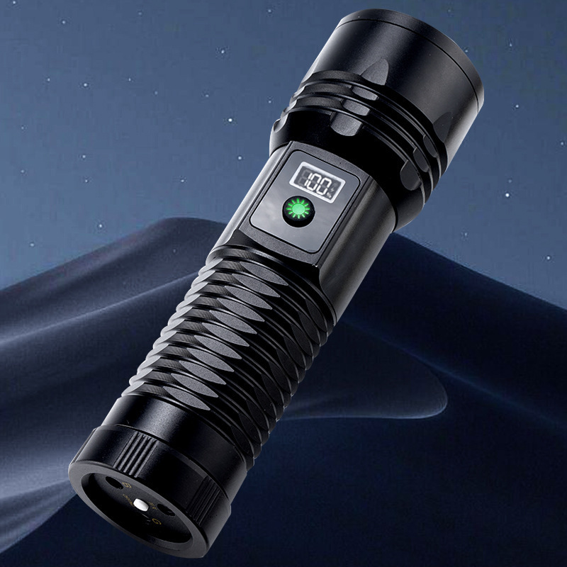 Laser ultra-bright flashlight, power bank, multi-functional household portable, ultra-long battery life, xenon lamp generation