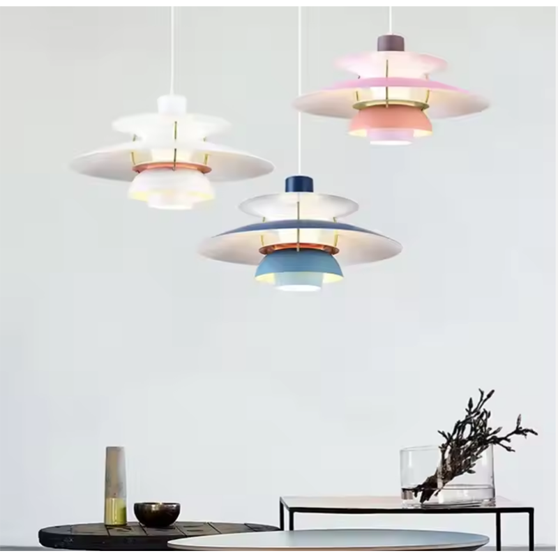 Creative Design Pendant Light High Quality Umbrella Led Hanging Lamp Living Loui Lustre Kitchen Paulsen UFO Color Droplight