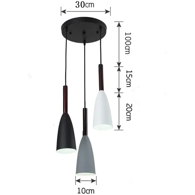 Modern E27 Led Pendant Lights Over Dining Table Kitchen Island Nordic Minimalist Hanging Lamp Living Room Decoration