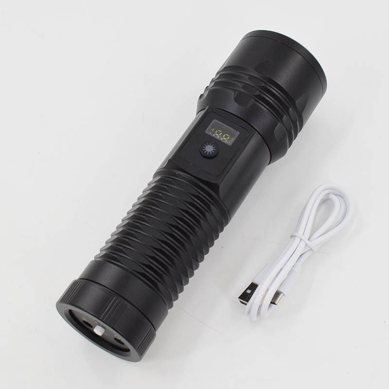 Laser ultra-bright flashlight, power bank, multi-functional household portable, ultra-long battery life, xenon lamp generation