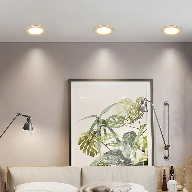 Ceiling Lamp Downlight Embedded Concealed Spotlight Living Room Aisle Light Bedroom Headless Light Led Cat Eye Light