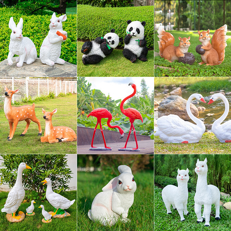 led outdoor light animal Squirrel Rabbit Panda Garden Villa lawn lighting landscape lights