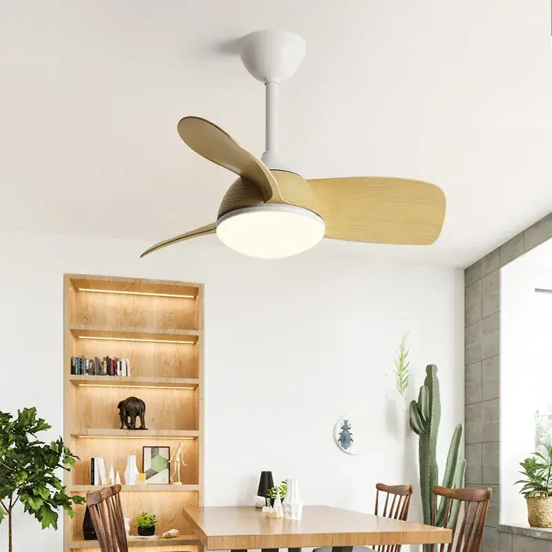 Bedroom Children's Room Ceiling Household Restaurant Balcony Small Electric Lamp Fan with Lights