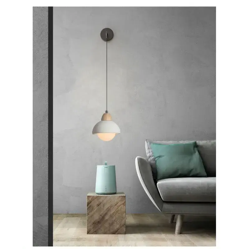 Creative Industrial Style Concrete Small Cement Pendant Lamp Nordic Simple Restaurant Bar Bedroom Silent Style Suspension Wire W