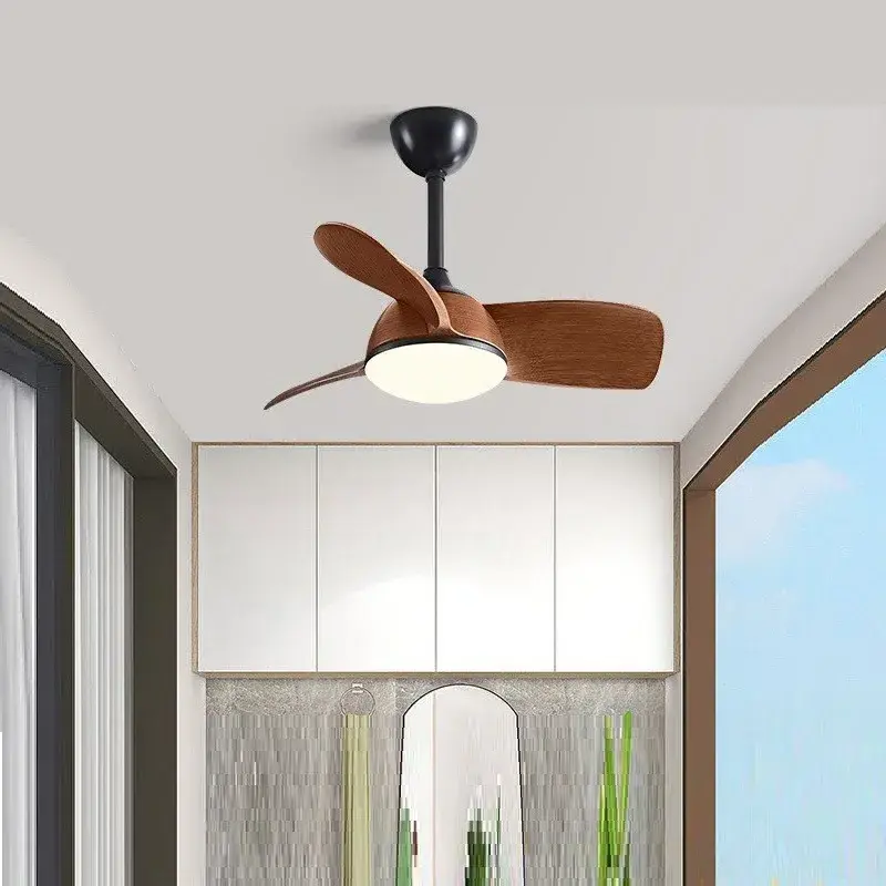 Bedroom Children's Room Ceiling Household Restaurant Balcony Small Electric Lamp Fan with Lights