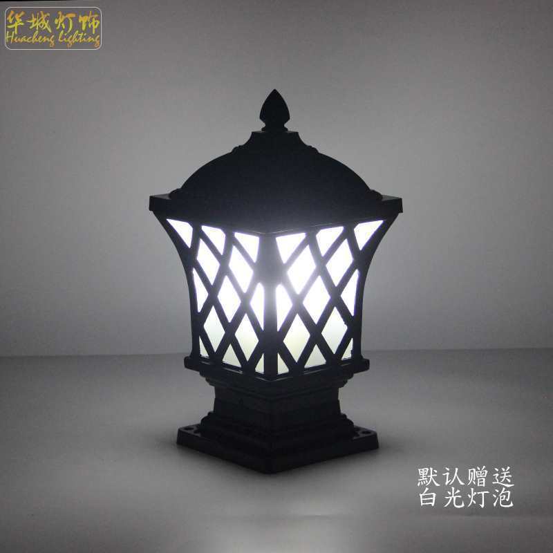 European style pillar Villa garden courtyard door post wall lamp Outdoor light waterproof LED landscape