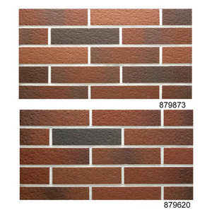 Wall Decoration Facing Brick Veneer Red Classic Hot Sale Popular Cheap Bricks Style Interior tile