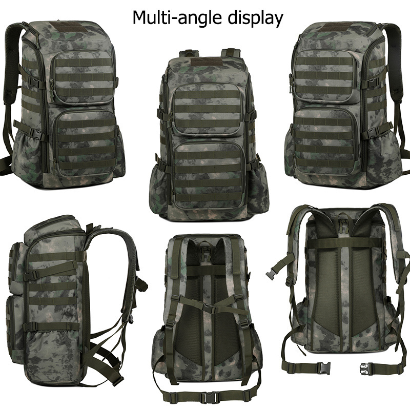 low moq 900d oxford multifunctional large capacity travel tactical laser square backpack wholesale 45l