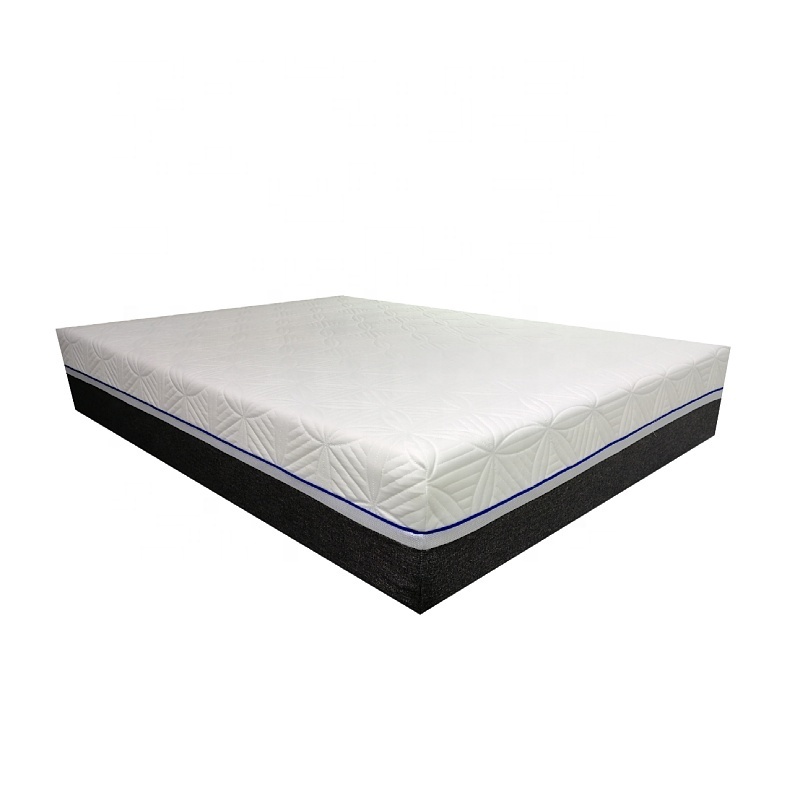 best sell good quality vacuum compressed soft cooling gel memory foam roll up mattress in a box